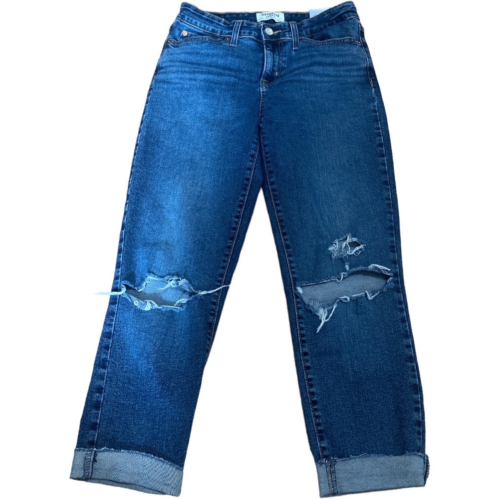 LEVI’S MID RISE DISTRESSED BOYFRIEND JEANS SZ 27
